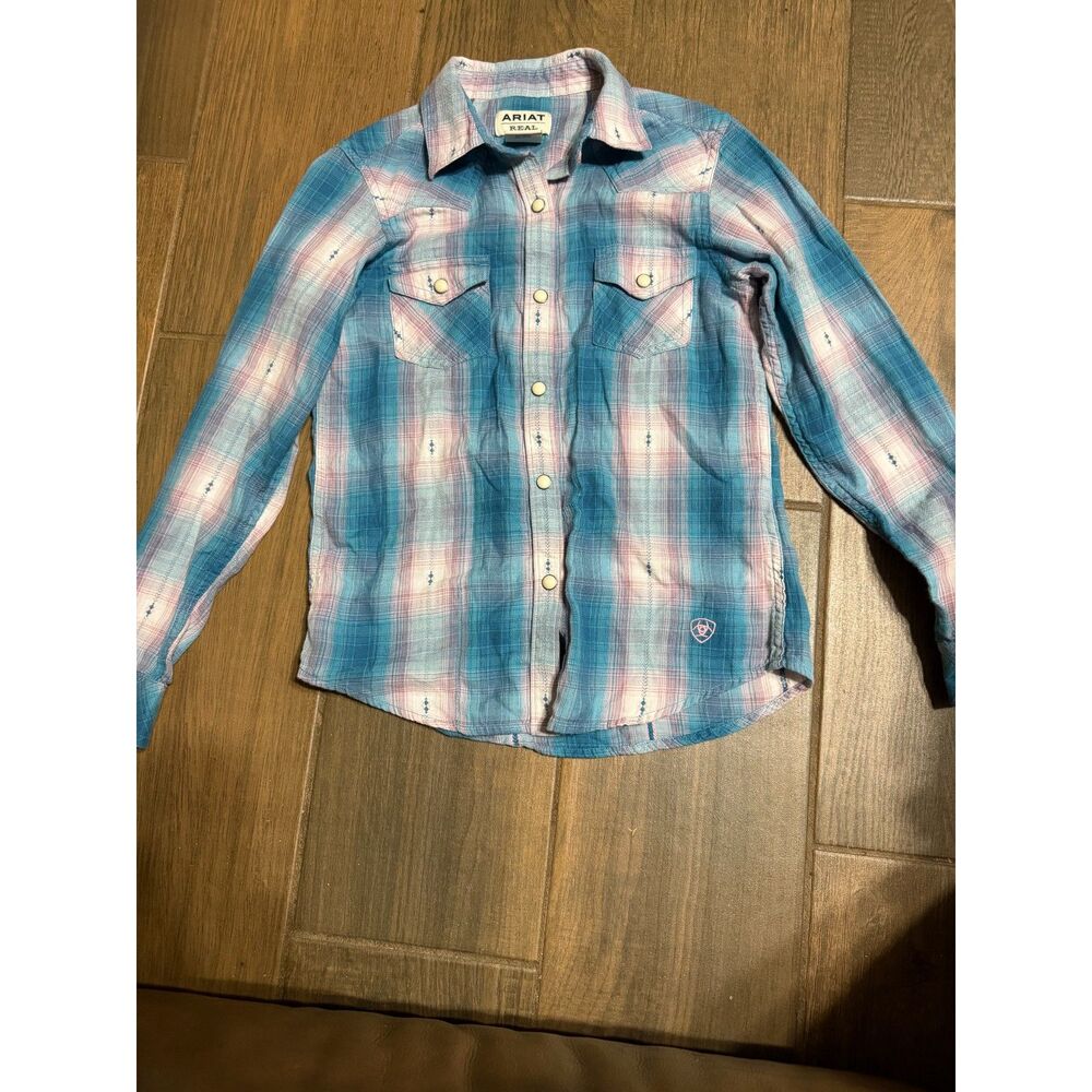 Girls Ariat Button Front